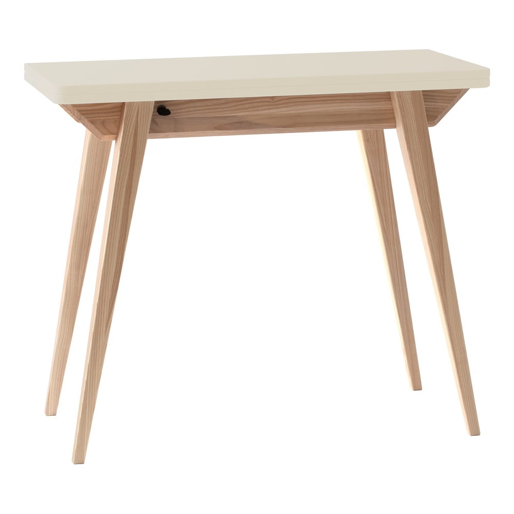 Tavolo consolle naturale crema 45x90 cm Envelope - Ragaba | Tavoli consolle