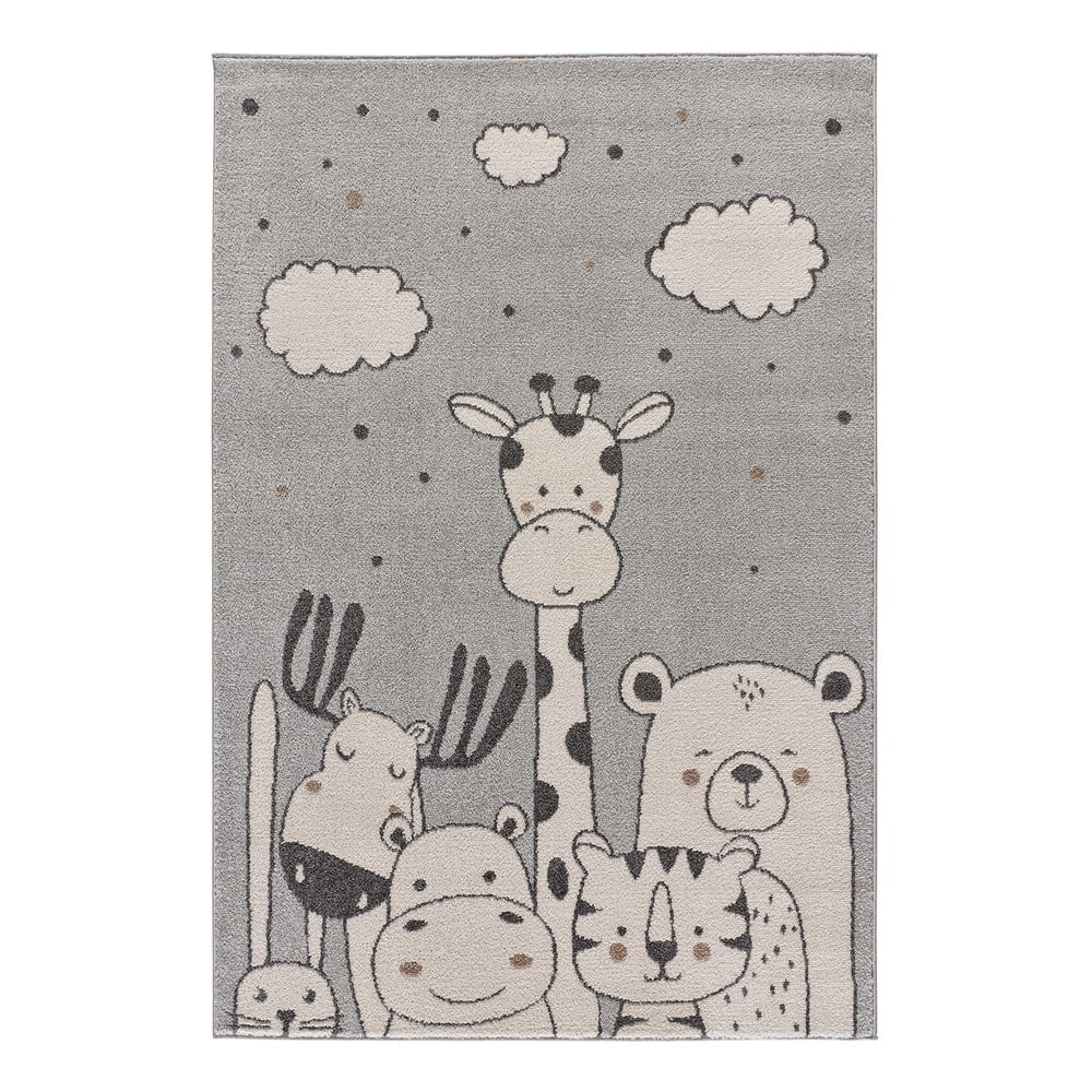Tappeto per bambini grigio chiaro 120x170 cm Beats - Universal | Tappeti per bambini