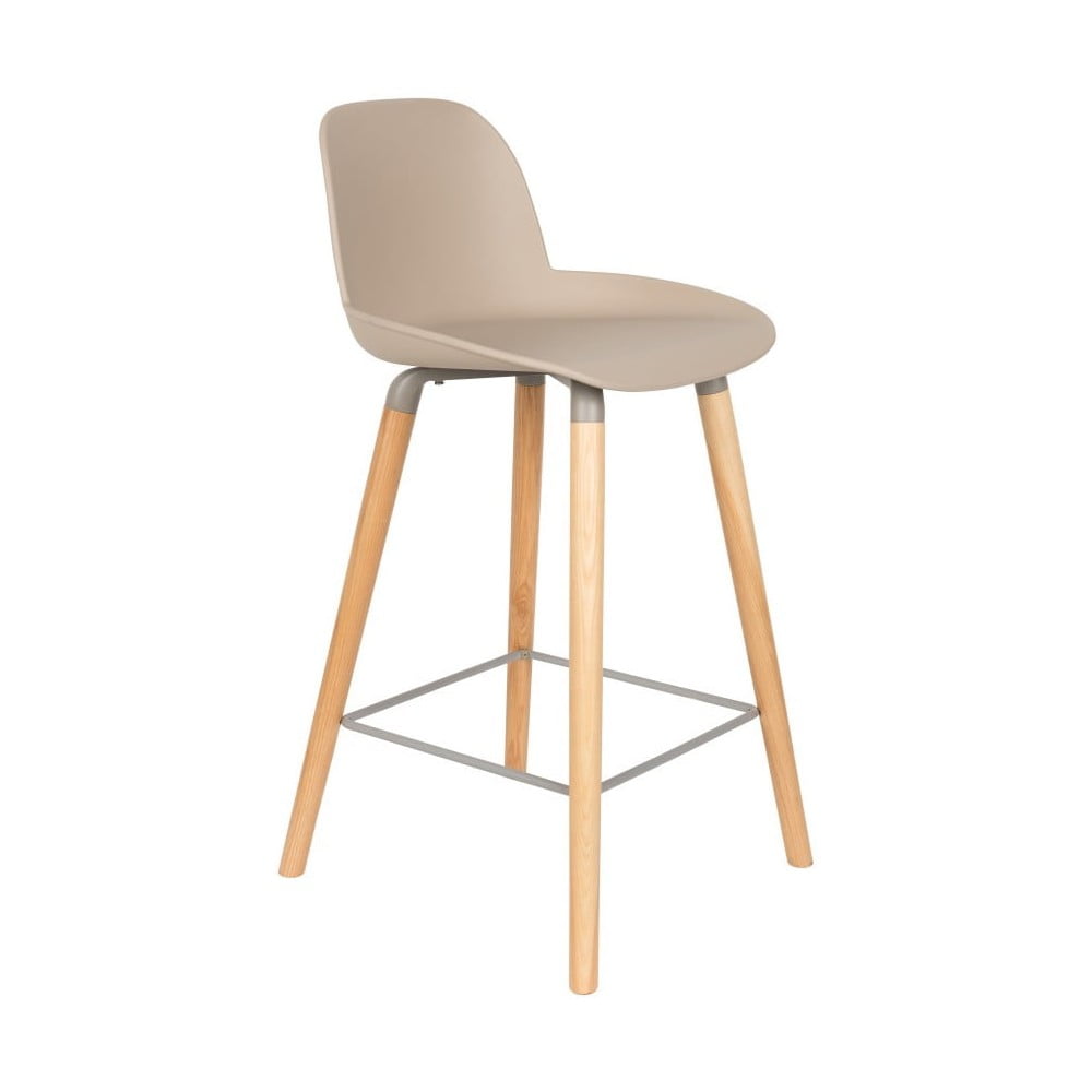 Set di 2 sgabelli da bar beige e grigio, altezza seduta 65 cm Albert Kuip - Zuiver | Sedie da bar
