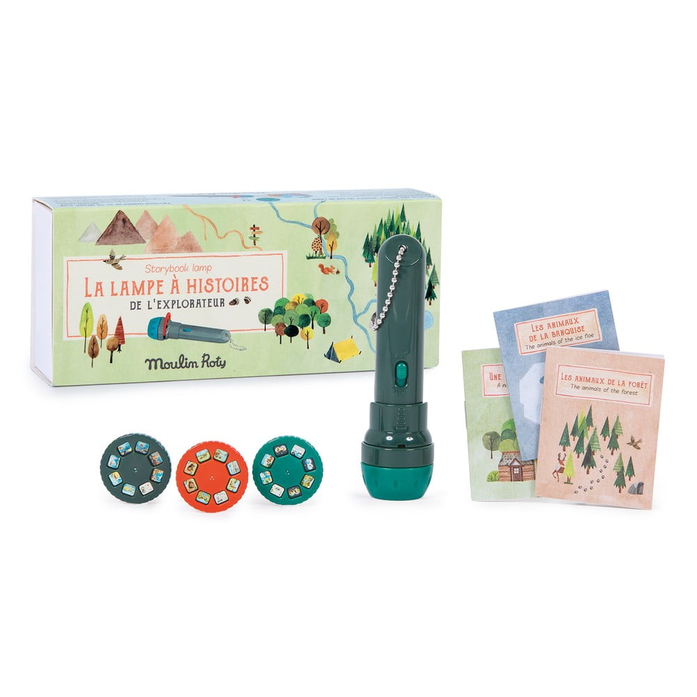 Set di proiezioni per bambini Animali selvatici - Moulin Roty | Proiettori e caleidoscopi per bambini