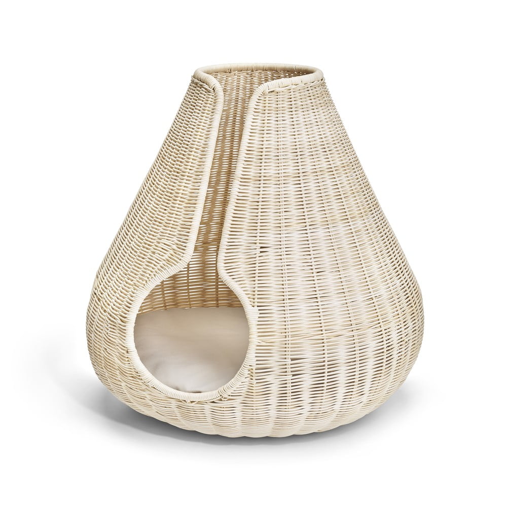 Letto per gatti in rattan colore naturale ø 56 cm Perla Natural - MiaCara | Cucce per animali