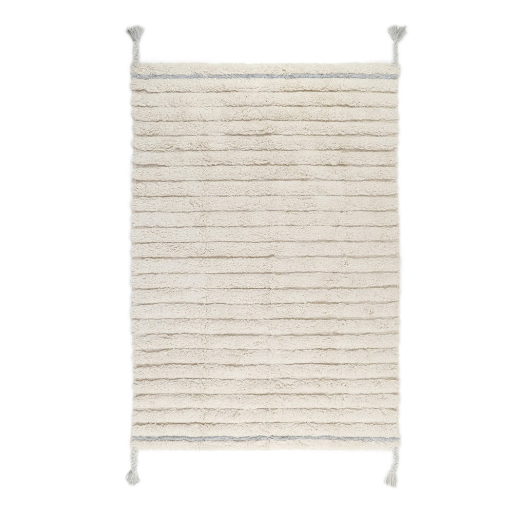 Tappeto lavabile blu e crema 100x150 cm Dalia - Nattiot | Tappeti