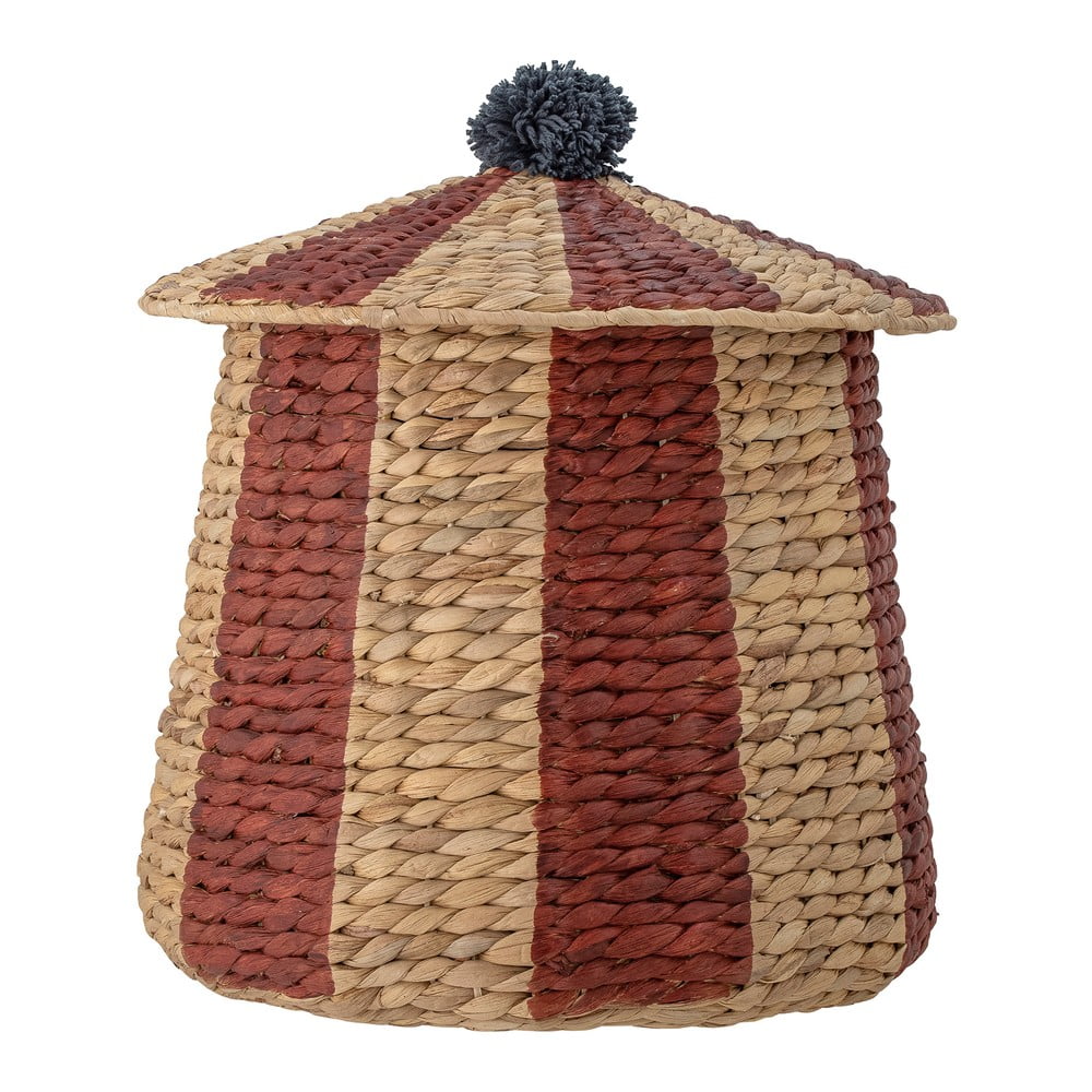 Cestino per bambini in giacinto d'acqua di colore naturale ø 40x40 cm Birsen - Bloomingville Mini | Ceste per giocattoli