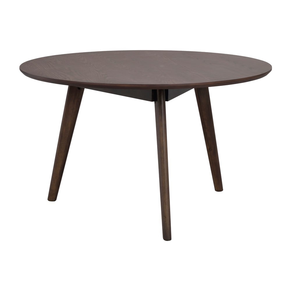 Tavolino marrone scuro in rovere ø 90 cm Yumi - Rowico | Tavolini da salotto