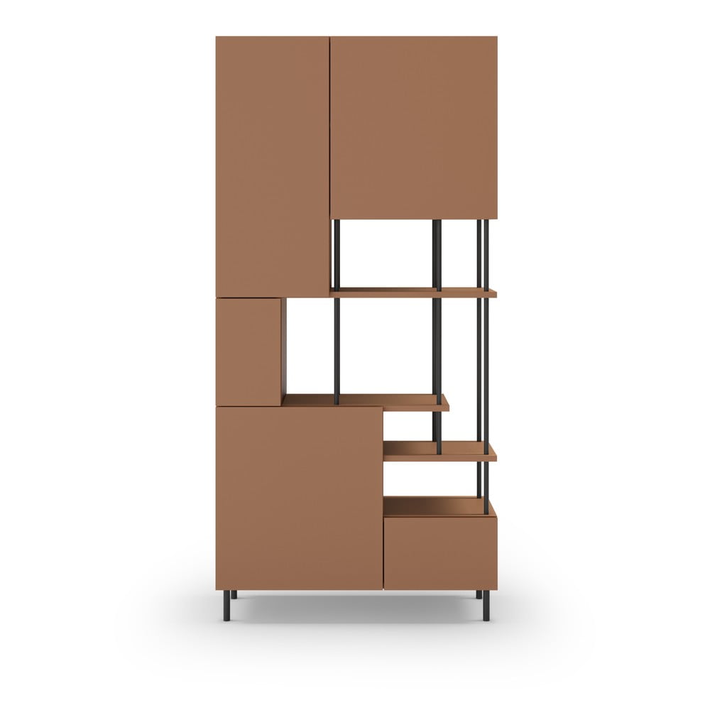 Libreria color mattone 84x175 cm Perla - Marckeric | Librerie