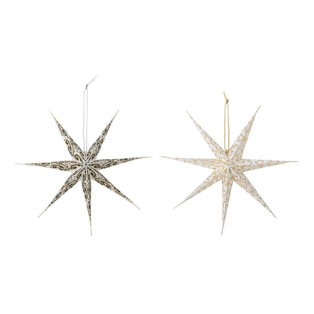Ornamenti natalizi in carta in set da 2 Lecce - Bloomingville | Decorazioni per l'albero di natale
