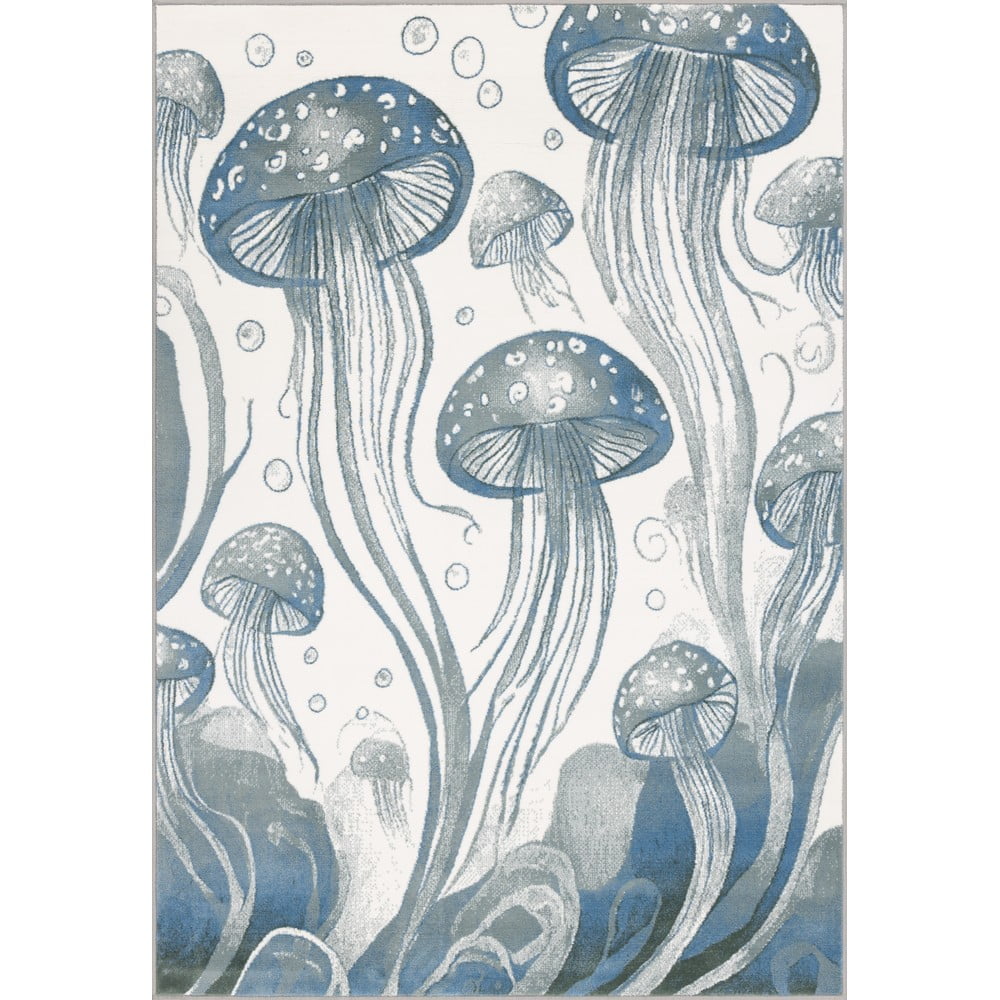 Tappeto blu da bambini 133x190 cm Under the Sea - FD | Tappeti per bambini