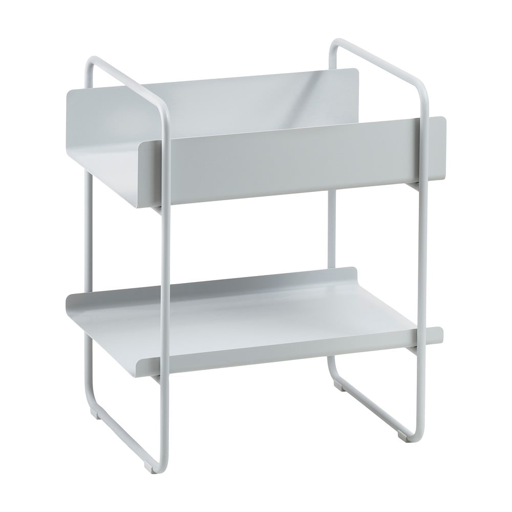 Consolle in metallo grigio chiaro 36x48 cm A-Console - Zone | Tavoli consolle
