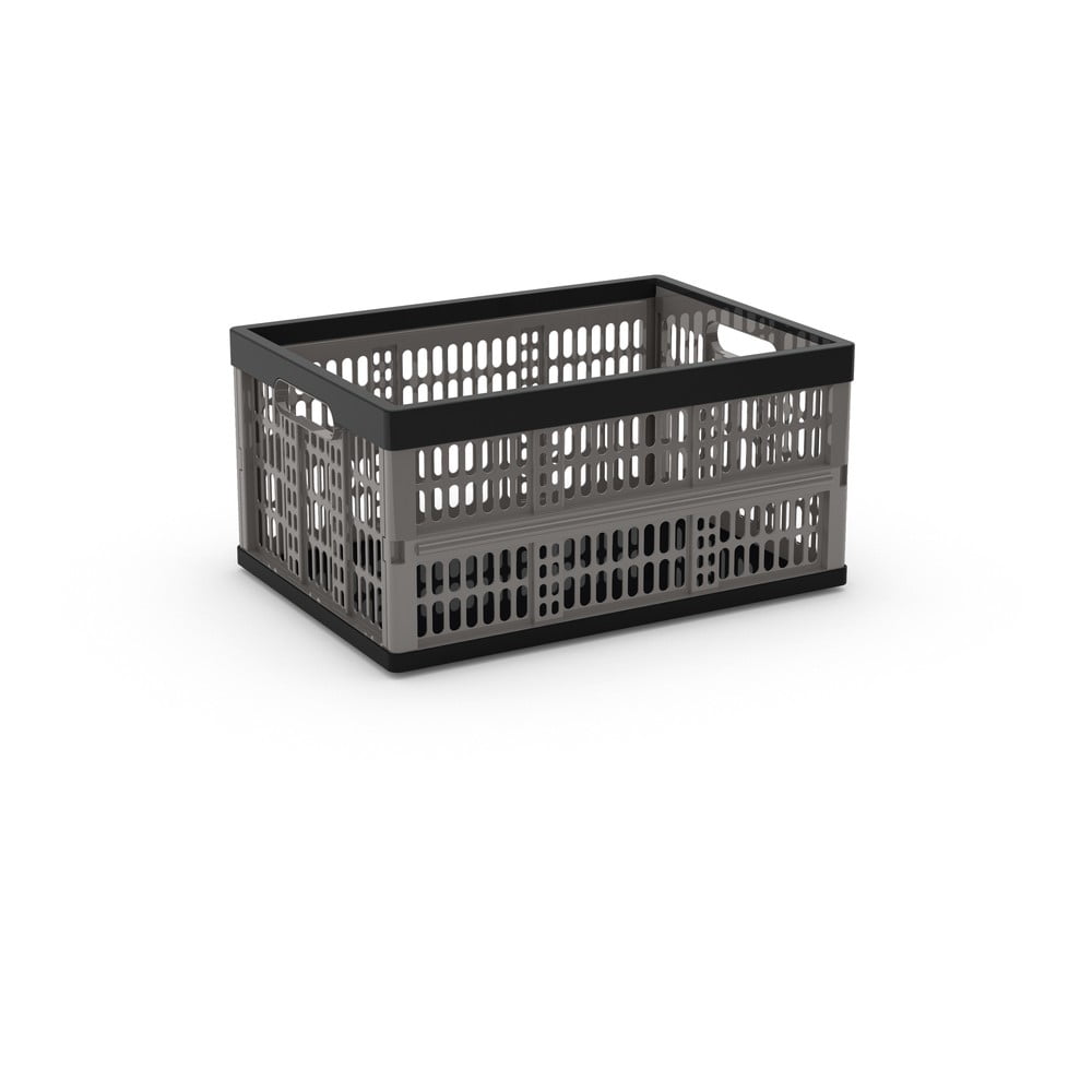 Scatola grigia in plastica 47,5x34,5x23,5 cm Folding Crate – KIS | Scatole