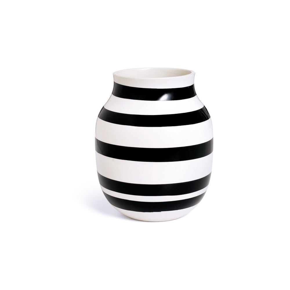 Vaso in ceramica bianco/nero Omaggio - Kähler Design | Vasi