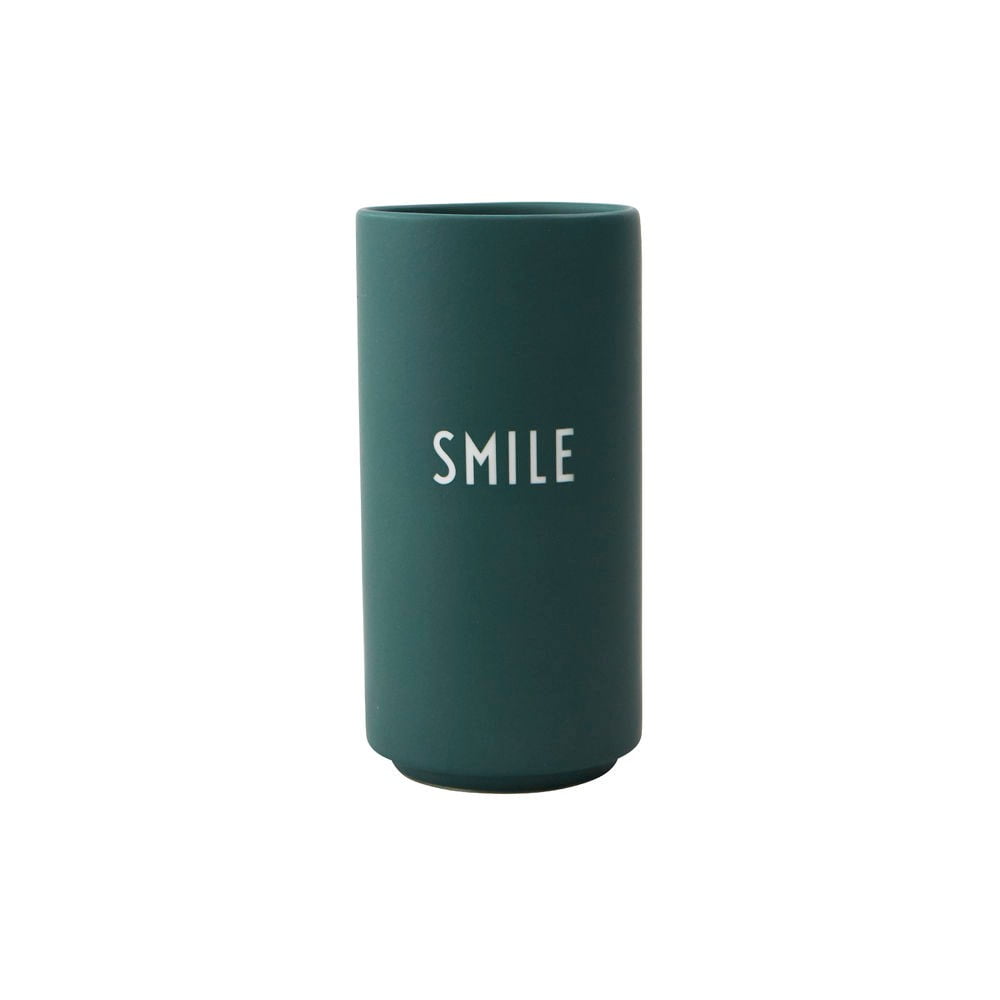 Vaso in porcellana verde scuro Favourite - Design Letters | Vasi